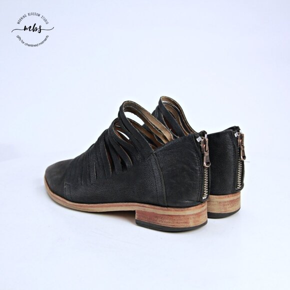 Free People Lost Valley Ankle Boots Black Women EU 39 US 8.5 - Picture 5 of 14